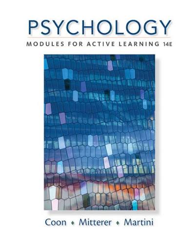 Psychology Modules for Active Learning, 14th Edition