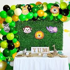 4.5 out of 5 stars. Buy Jungle Theme Party Supplies Animal Decorations Safari Party Supplies For Birthday Baby Shower Party Decorations Online In Greece B07msbf3xy