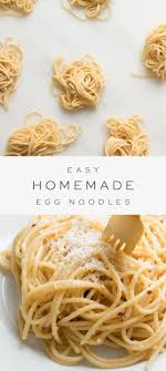 Homemade Egg Noodles With Video Julie Blanner In 2020 Homemade Egg Noodles Yummy Homemade Pizza Easy Lunch Recipes