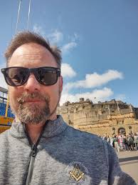 Our Sr. Deacon is visiting Edinburgh, Scotland. Looking good brother!