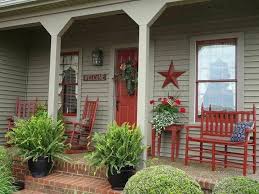 Paint Door And Black Iron Table And Chairs Same Color Description From Pinterest Com I S Country Front Porches Front Porch Decorating Farmhouse Front Porches