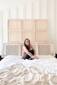 With a french cottage design style, this king bed will make your heart jump. Orc Week 6 Diy Cane Headboard Champagne Chaos