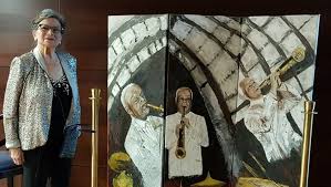 L'artiste Danielle Kleczewski-Bézat met le jazz en peinture