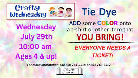 Crafty Wednesday: Tie Dye