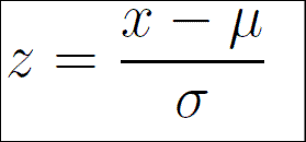 To convert any bell curve into a standard bell curve, we use the above formula. Z Score Table Definition And Its Types Z Score Formula