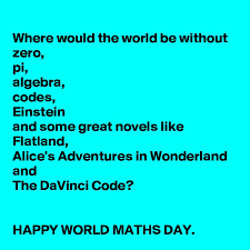 Be sure to check out our roblox promo codes post! Where Would The World Be Without Zero Pi Algebra Codes Einstein And Some Great Novels Like Flatland Alice S Adventures In Wonderland And The Davinci Code Happy World Maths Day Post By
