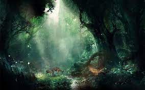 Fantasy Forest Jungle Wall Decals Ultra Hd 4k Wallpaper
