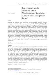 We did not find results for: Pdf Penggunaan Media Geometri Untuk Meningkatkan Kreativitas Anak Dalam Menciptakan Bentuk