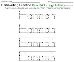 Free Printable Kindergarten Name Writing Worksheets Handwriting Worksheet Maker Name Tracing Worksheets Kindergarten Worksheets Printable