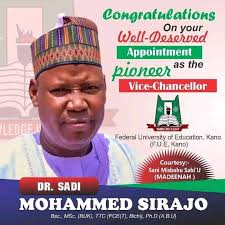 Congratulations Sir, FCE Kano is now Federal University of Education Kano.  #facebookmarketing #education #educational