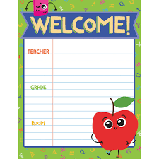 Details About School Tools Welcome Chart Carson Dellosa Cd 114216