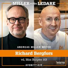 Richard Bergfors, vd, Max Burgers