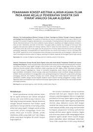 We did not find results for: Pdf Pemahaman Konsep Abstrak Ajaran Agama Islam Pada Anak Melalui Pendekatan Sinektik Dan Isyarat Analogi Dalam Alquran
