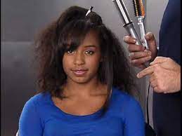 Instyler Rotating Hot Iron How To Straightening Natural African Am African American Hairstyles Straightening Natural Hair Natural African American Hairstyles