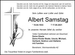 Michael samstag is on mixcloud. Gedenkkerzen Von Albert Samstag Trauerportal Ihrer Tageszeitung