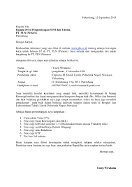 Bagian pembuka surat lamaran kerja jakarta, 20 januari 2020 perihal: 15 Contoh Surat Lamaran Kerja Bumn Pln Yang Baik Dan Benar Contoh Surat