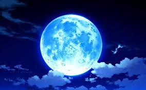 Blue Moon Bilder Blue Moon Fantasy Abstract Background Wallpapers On Night Sky Moon Anime Moon Anime Background