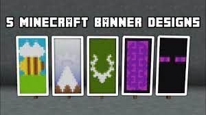 Deer banner design for minecraft. 5 Cute Minecraft Banner Designs For Survival Youtube