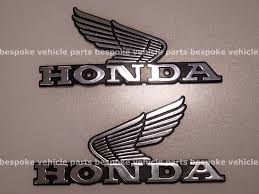 Honda Cg 125 Cb Fuel Gas Tank Badge Left Right Pair W Screws Chrome Cafe Racer Cafe Racer Parts Cafe Racer Honda Cg125