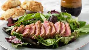 1/2 inch ginger, finely chopped 8 cloves garlic, finely chopped 120 ml peanut butter 60 ml soy sauce 3 tbsp toasted sesame oil 60 ml water 3 tbsp ri. Sesame Seed Tuna Steak Salad With Dressing 20 Minutes Zona Cooks