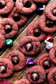 What more could you ask for? Red Velvet Kiss Cookies Blossoms Sally S Baking Addiction