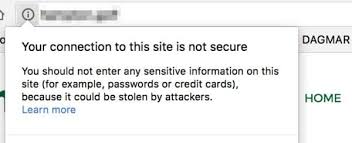 Firefox does not trust this site because it uses a certificate that is not valid for that particular site. How To Avoid The Not Secure Warning In Chrome Browsers