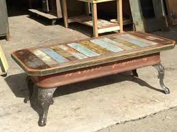 Coffee Table Radio Flyer Wagon Pallets Iron Stove Legs Recycled Furniture Diy Furniture Decor