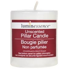 A pillar candle can be placed onto a tray or a stand, but it will stand straight and burn without a it is important to allow a pillar candle to burn one hour for each inch of diameter during the initial burning. Bulk Luminessence Unscented White Pillar Candles 2 875x2 5 In Dollar Tree