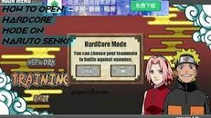 Download naruto senki full character 2019 / update link. How To Open Hardcore Mode And Unlock All Characters On Naruto Senki Youtube