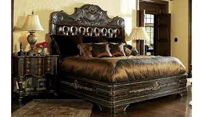 Maybe you would like to learn more about one of these? 1 High End Master Bedroom Set Carvings And Tufted Leather Headboard
