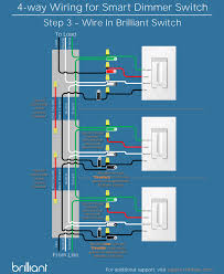 Wiring diagram for two switches to control one receptaclelight switch wiring diagrams. Installing A Multi Way Brilliant Smart Dimmer Switch Setup Brilliant Support