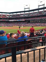 Busch Stadium Section 163 Row 1 Seat 3 St Louis