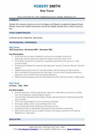 You can get the best discount of up to 60% off. Skip Tracer Resume Samples Qwikresume