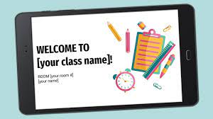 First Day of School Google Slides - Editable Template