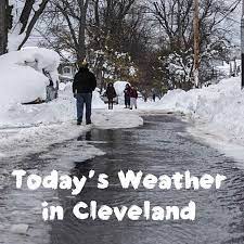 Weather In Cleveland Today Cleveland Weather Cle Snow Flood Todays Weather Weather Instagram