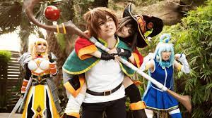 KONOSUBA In Real Life!! (ft. @jessicanigri , @StellaChuu , and @JuliaStunts  ) - YouTube