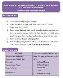 Permohonan kemasukan tingkatan 4 sekolah menengah teknik & kolej vokasional pengambilan tahun 2013 telah dibuka untuk pelajar tingkatan 3 pmr 2012 sekarang. Syarat Masuk Smt Sekolah Menengah Teknik Melaka