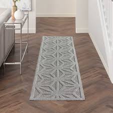 Border geometric area rug safavieh's carnegie collection rugs are a safavieh's carnegie collection rugs are a portrayal of classical beauty. Cozumel Czm01 Indoor Outdoor Geometric Hallway Runner Rugs In Light Grey Buy Online From The Rug Seller Uk