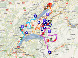 Suisse romande, auch französischsprachige schweiz bzw. The Tour De Romandie 2011 Race Route On Google Maps Google Earth And The Route And Time Schedule Blog Velowire Com Photos Videos Actualites Cyclisme