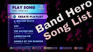 How to unlock characters in guitar hero world tour. What Songs Are On Band Hero All Full Song List Scroll Base Game Hd Gameplay Video Bh Youtube