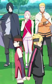 Boruto Sarada Naruto Sasuke Sakura Naruto Shippuden Anime Boruto And Sarada