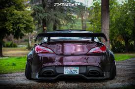 Carbon fiber this kit includes: Than S Genesis Stanced Up Hyundai Genesis Coupe 2013 Hyundai Genesis Genesis