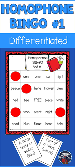 4 boards will print on one sheet of paper for the 3x3 boards. Homophone Bingo Homophones Bingo Elementary Reading