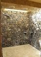 Rock shower walls