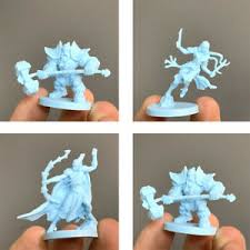 Figuras de resina plástica sin pintar, aptas para coleccionismo y juegos de rol. 4 Un Dungeons Dragons Tablero De Juego De Rol Figuras Miniaturas Dnd Ebay