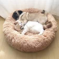 Long Plush Dog Sofa Pet Dounts Beds