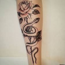 Along with the meanings associated with the sword, adding a coiled viper, cobra, or other snakes in the design can also symbolize pride, defense, rebirth, and fertility. Snake On Rose Tattoo Meaning Terndu