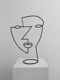 Mobile No 2 Work In Progress Gallery Line Art Drawings Line Drawing Wire Art