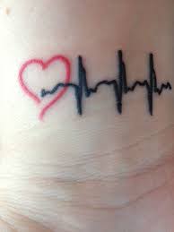 Pin By Diana Hill On My Style Ekg Tattoo Heartbeat Tattoo Heart Tattoo
