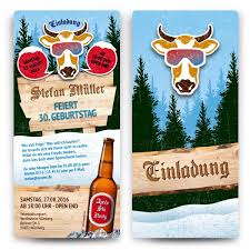Einladungskarten Apres Ski Geburtstag Einladung Geburtstagseinladung Apresski Skifahren Invitation Geburtstagseinladungen Einladungen Geburtstagskarte